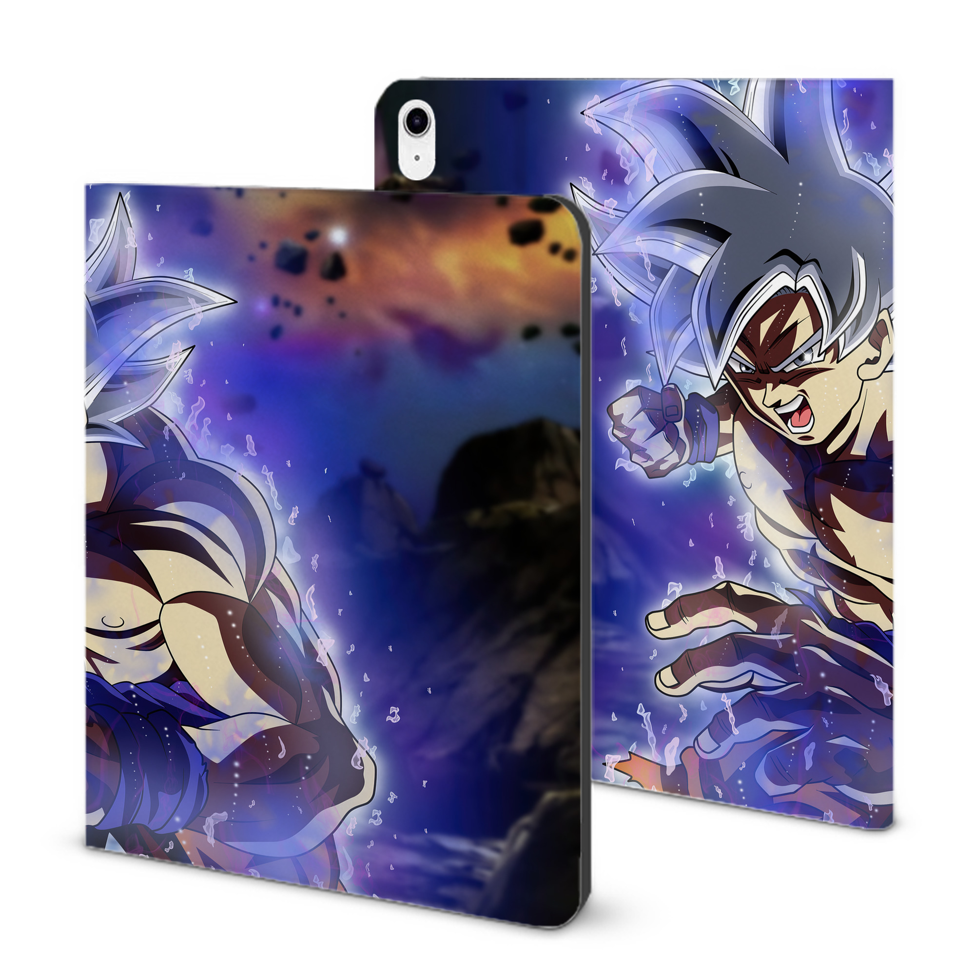 （画像用） ドラゴンボール DRAGON BALL IPad ケース ブック型 PUレザー TPU 耐衝撃 軽量 薄型 ペン収納なし 全面保護 IPad 各モデル対応